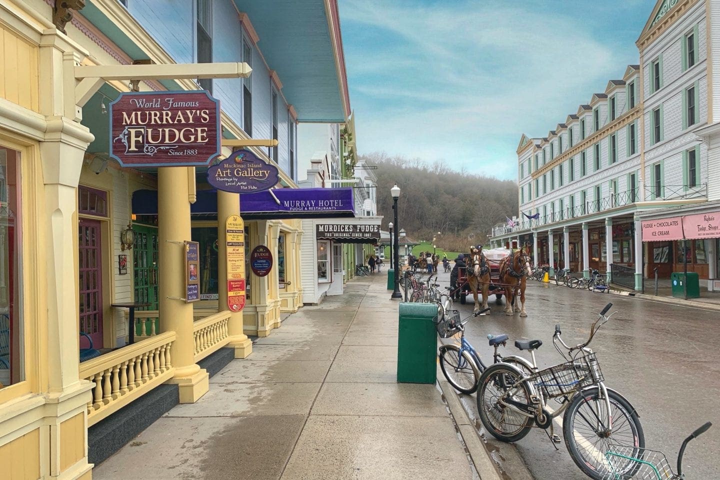 shopping on Mackinac Island