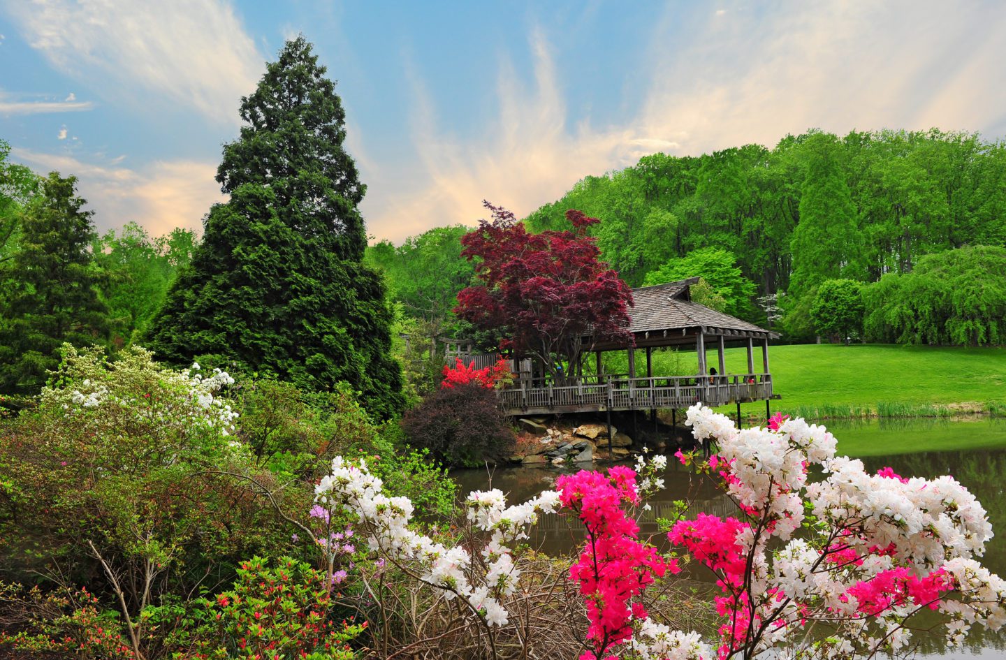 Brookside gardens in maryland