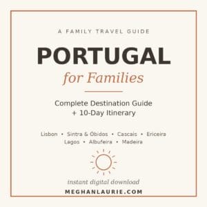 Portugal for Families travel guide cover — complete destination guide and 10-day itinerary PDF
